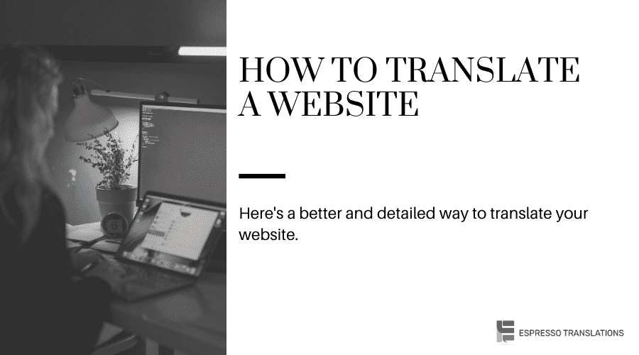 How to Translate a website