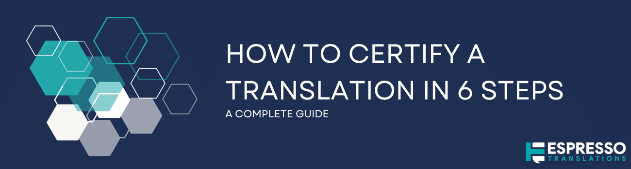 how to certify a translation