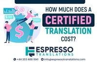 How much does a certified translation cost