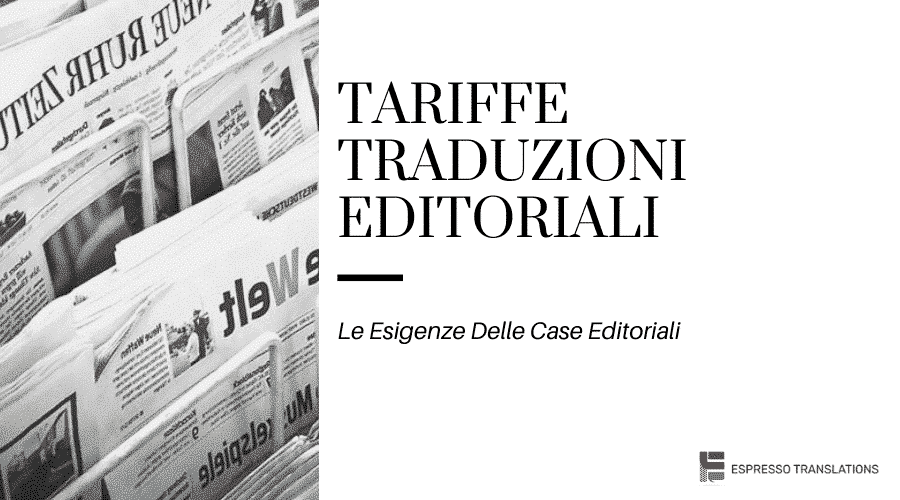 Tariffe traduzioni editoriali